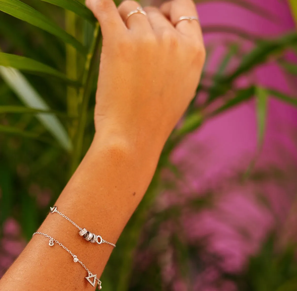 Triangle Sparkle Boho Bracelet